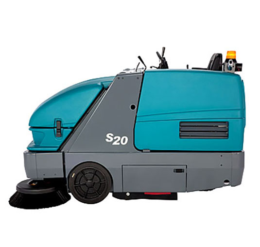 <span style='color:#000;font-size:18px;font-weight:700;'>TENNANT S20</span><br><span style='color:#000;font-size:14px !important;font-weight:400!important;'>Industrial Ride On Sweeper</span>